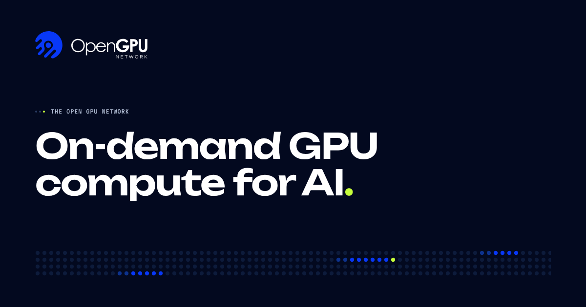 OpenGPU Network — image from the vendor's website
